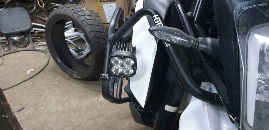 auxiliary lights for bike rack