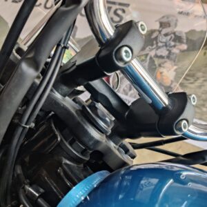 Royal Enfield Meteor 350 Angled Handlebar Risers | Elevate Your Riding Position